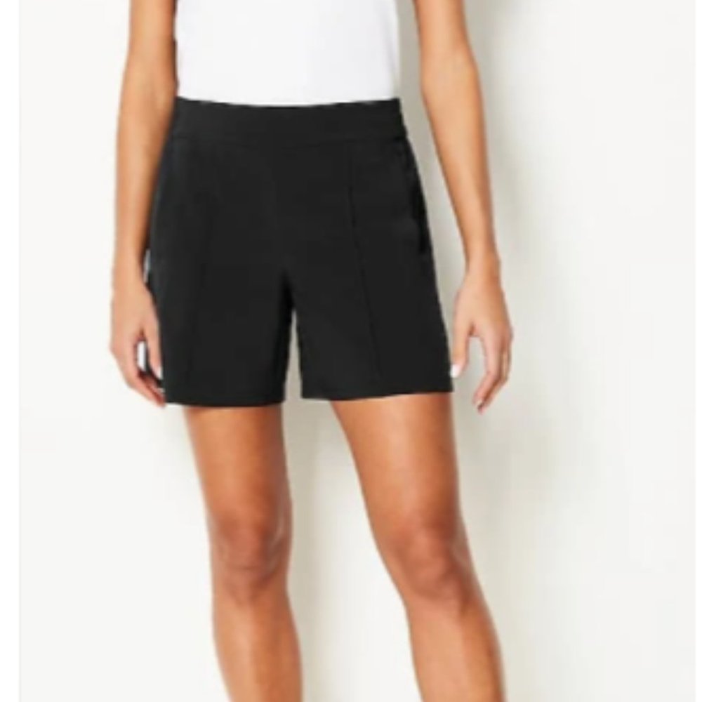 J. Jill Pull On Pima Cotton Shorts EUC